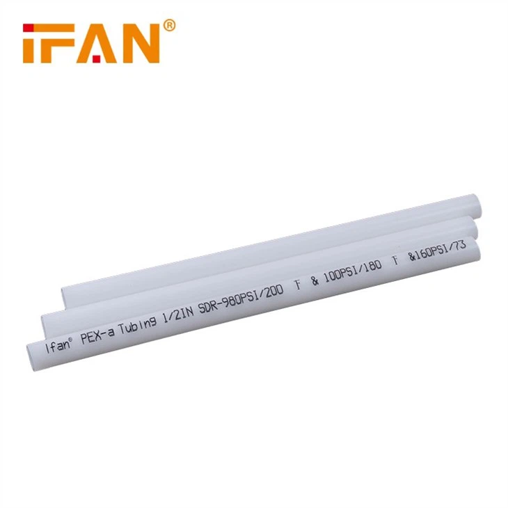 White PEX pipe